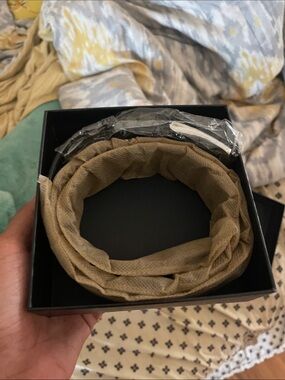 Braided Tan Fabric Headband